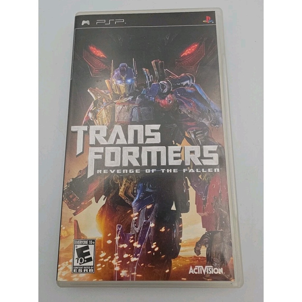 Transformers Revenge of the Fallen Sony PSP 2009 Activision Video Game E10+